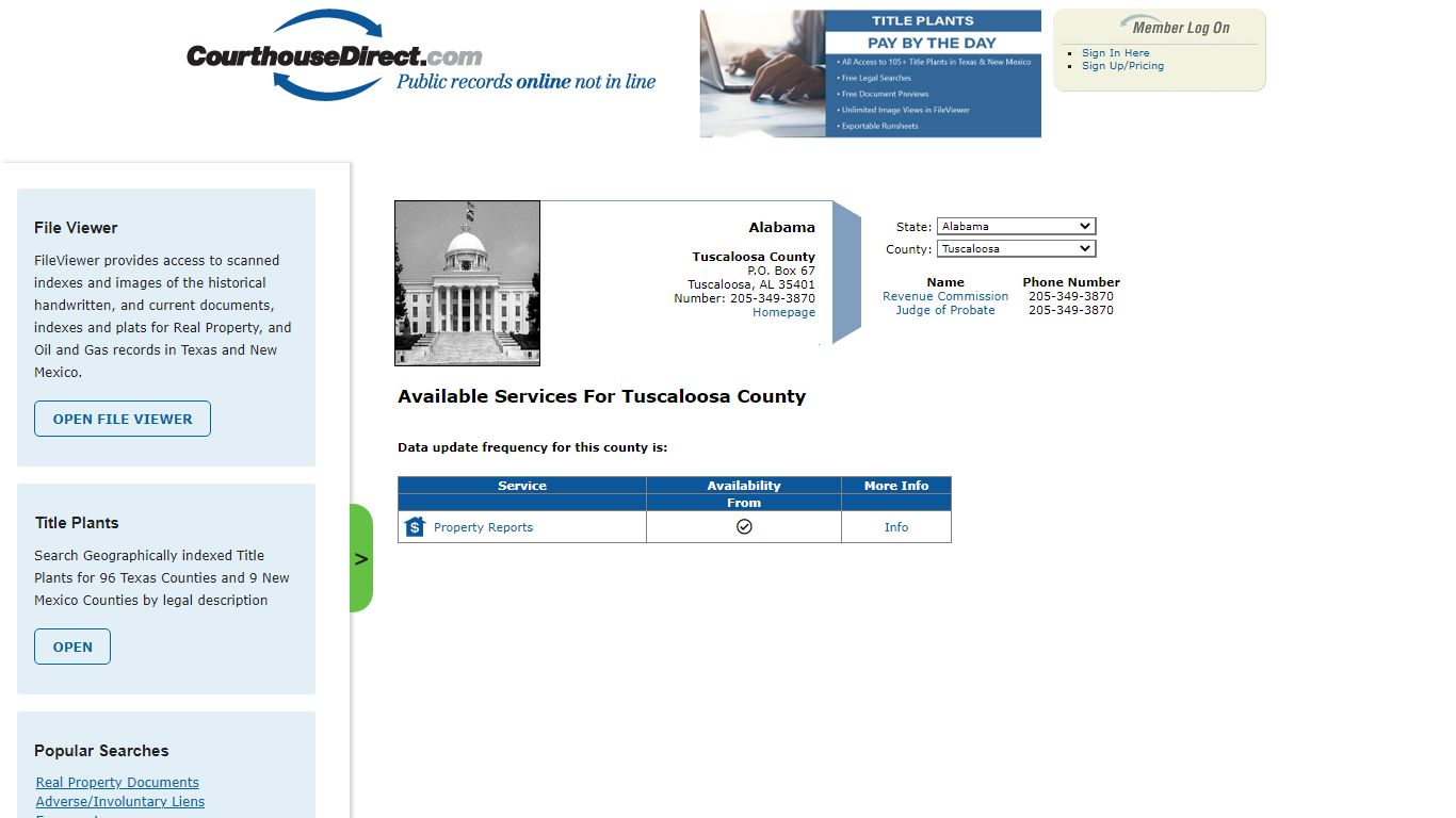 Search Tuscaloosa County Public Property Records Online ...